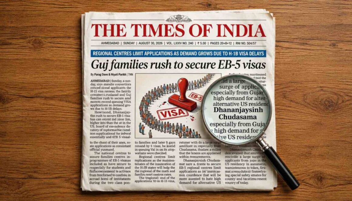 Gujarat Families Rush to Secure EB-5 Investor Visas Amid H-1B Deadlock
