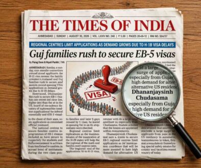 Gujarat Families Rush to Secure EB-5 Investor Visas Amid H-1B Deadlock